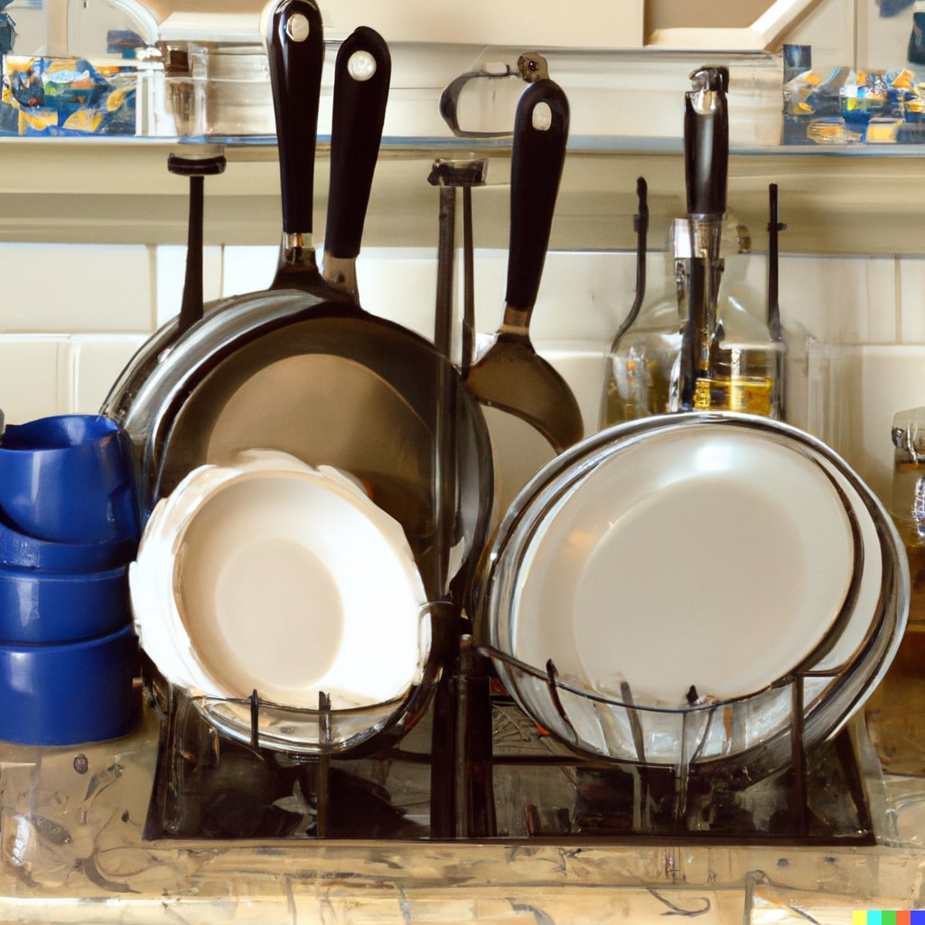 Pans, Plates & Other Kitchen Supplies
